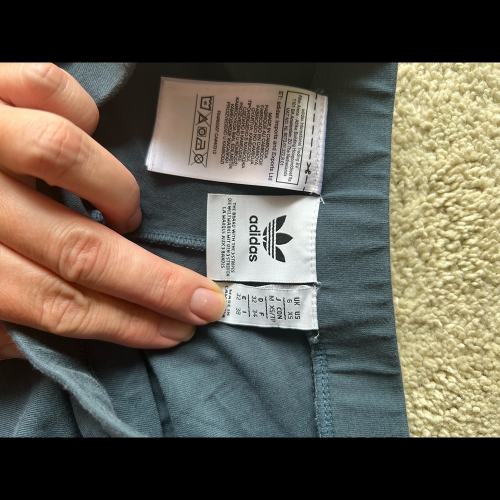 ADIDAS Originals Adibreak 3 stripe retro tights leggings size XS - Picture 10 of 13